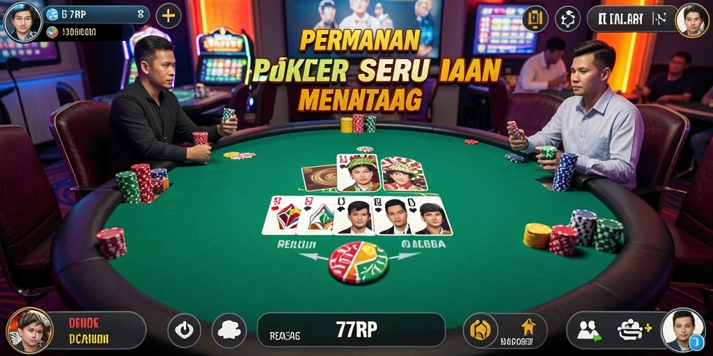 Tampilan gameplay menarik dari 77RP yang seru.