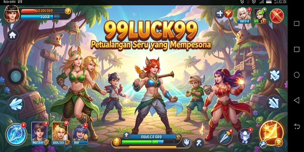 Gameplay 99LUCK99 menampilkan petualangan seru dan tantangan menarik.
