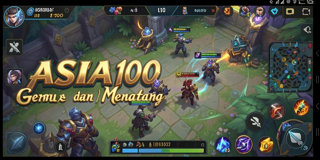 Gameplay seru dan menegangkan dalam ASIA100.
