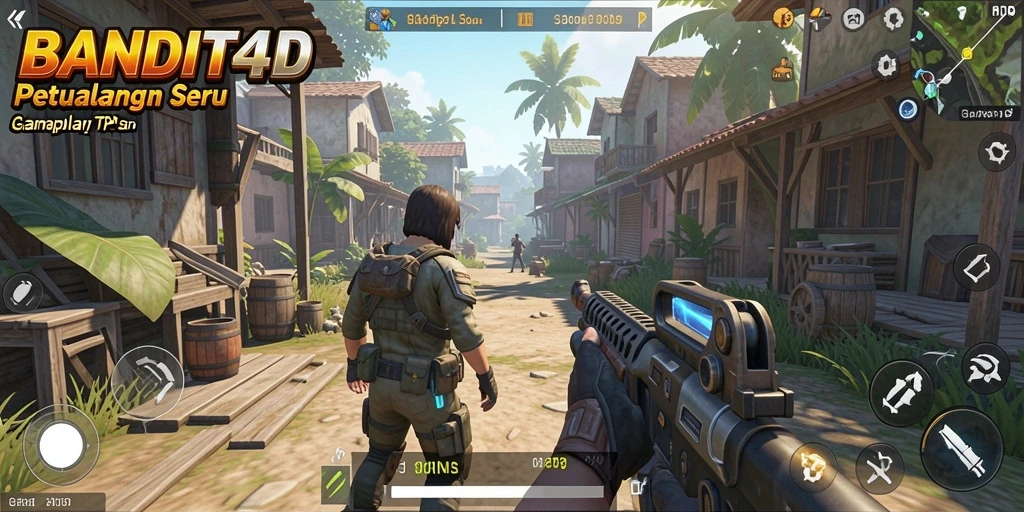 Tampilan menarik dari gameplay menegangkan BANDIT4D.