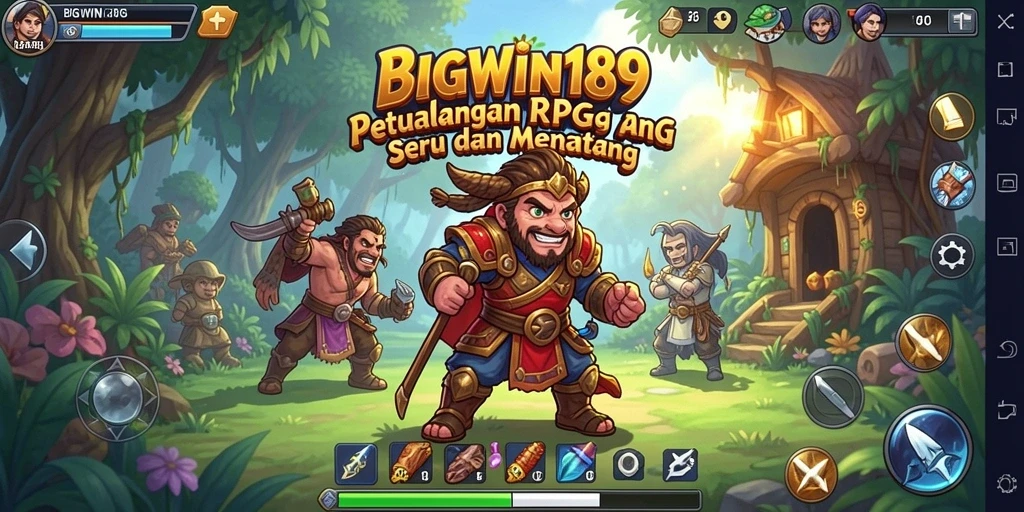 Tampilan screenshot BIGWIN189 dengan grafik RPG yang menarik.