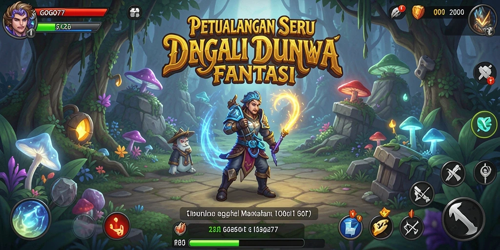 Tangkapan layar menampilkan petualangan seru di dunia magis GOGO77.