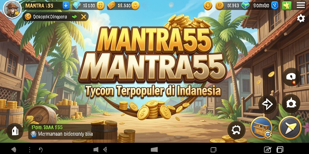 Tampilan gameplay MANTRA55 yang menarik dan interaktif.