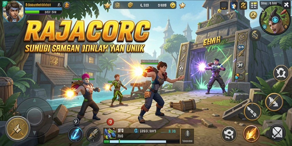 Tangkapan layar utama RAJACORC yang menampilkan gameplay Simulation yang menarik.