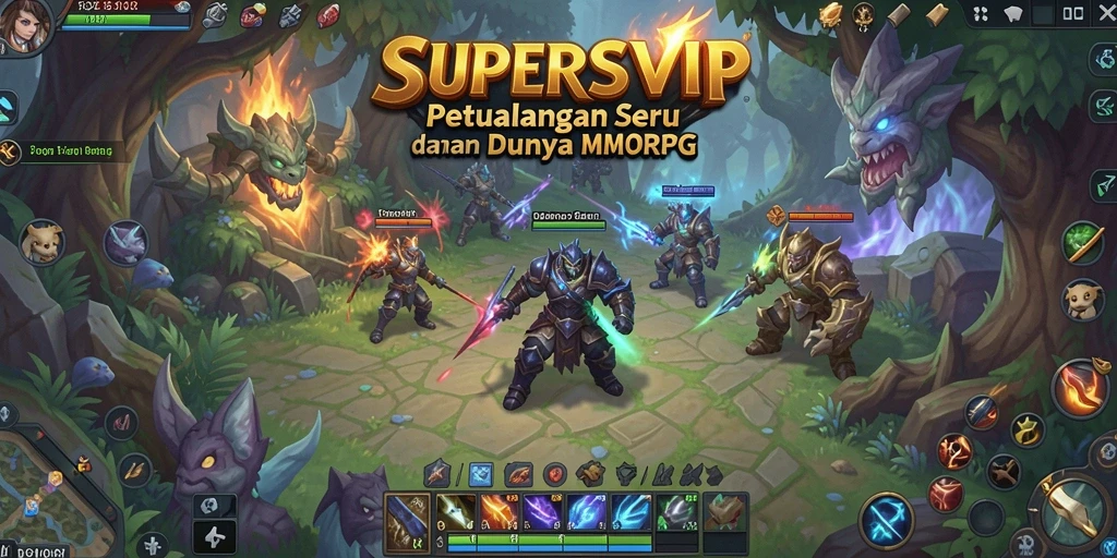Gameplay epik dengan grafis menawan di SUPERSVIP.