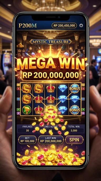 Tampilan antarmuka p200m yang sederhana dan jelas.
