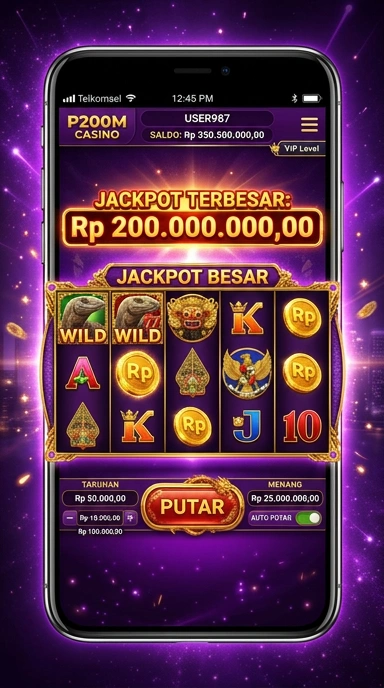 Proses pengunduhan aplikasi yang mudah di p200m.